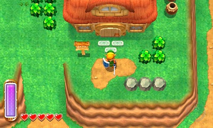 Скриншот из игры Legend of Zelda: A Link Between Worlds, The
