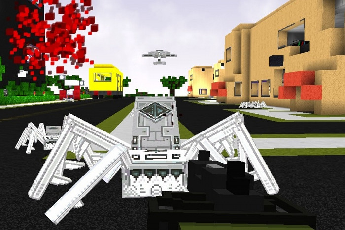 Скриншот из игры Guncraft