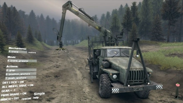 Скриншот из игры Spintires