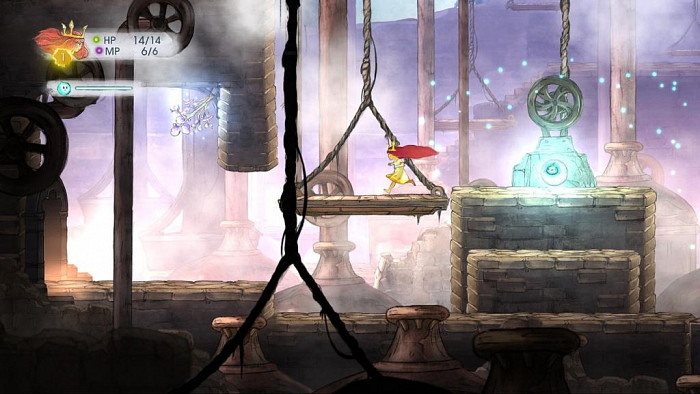 Скриншот из игры Child of Light