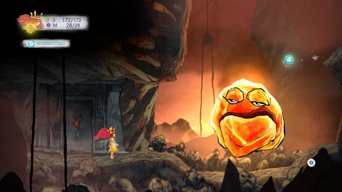 Скриншот из игры Child of Light