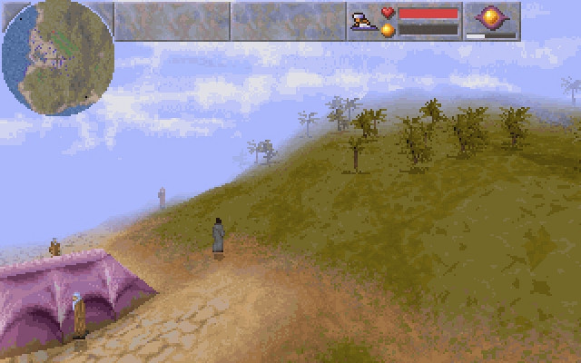 Скриншот из игры Magic Carpet