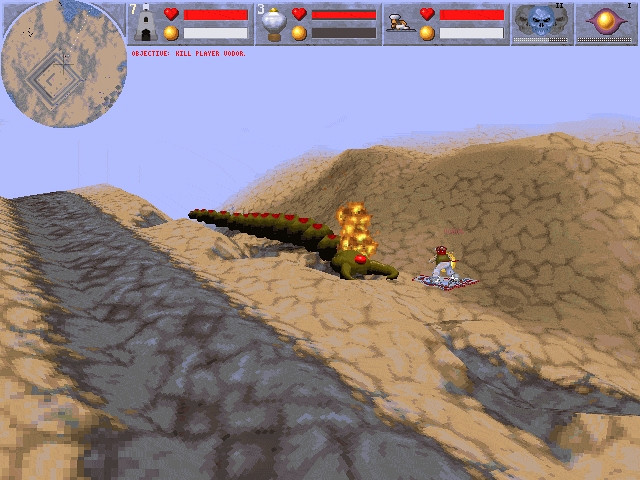 Скриншот из игры Magic Carpet 2