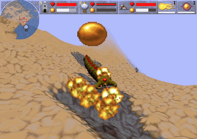 Скриншот из игры Magic Carpet 2: The Netherworlds