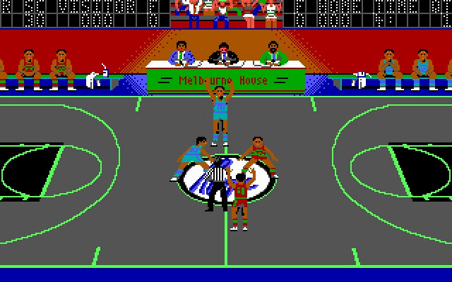 Скриншот из игры Magic Johnson's Basketball