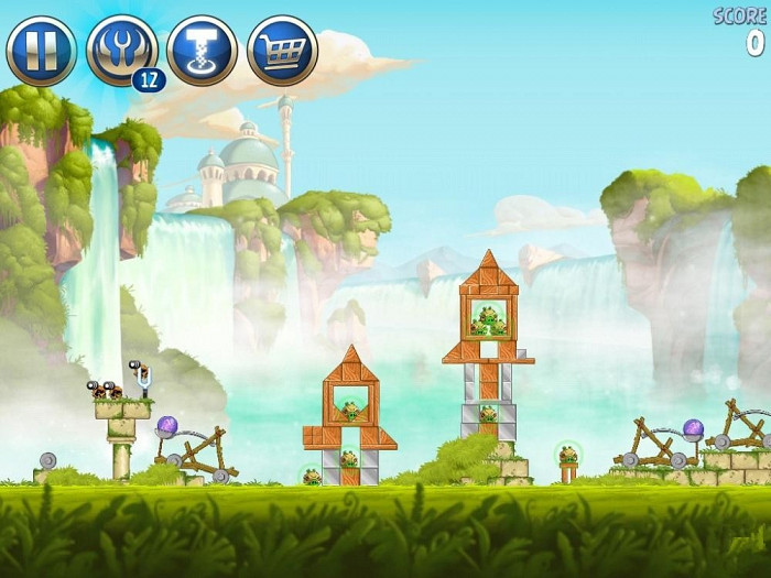 Скриншот из игры Angry Birds Star Wars 2