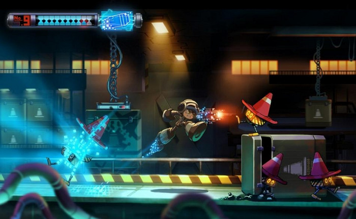 Скриншот из игры Mighty No. 9