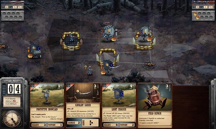 Скриншот из игры Ironclad Tactics