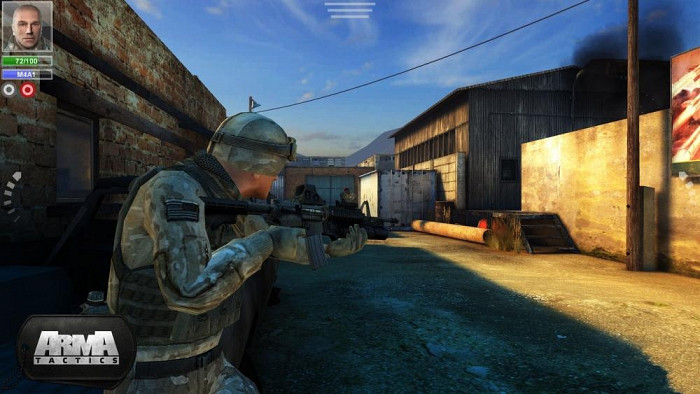 Скриншот из игры Arma Tactics