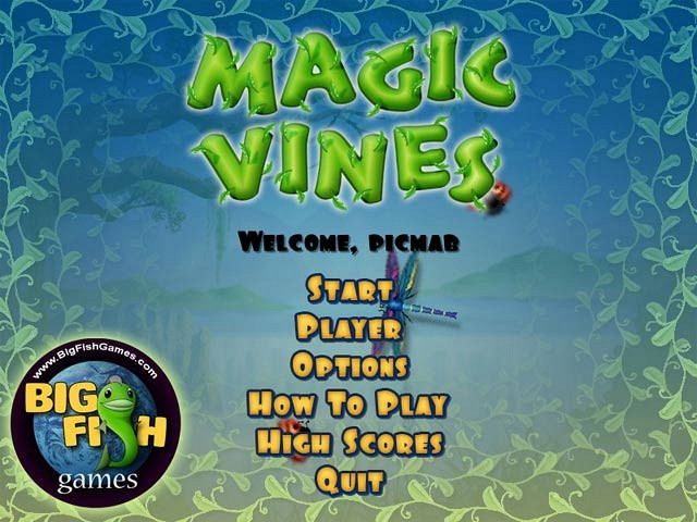 Скриншот из игры Magic Vines