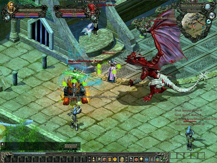 Скриншот из игры Magic World Online