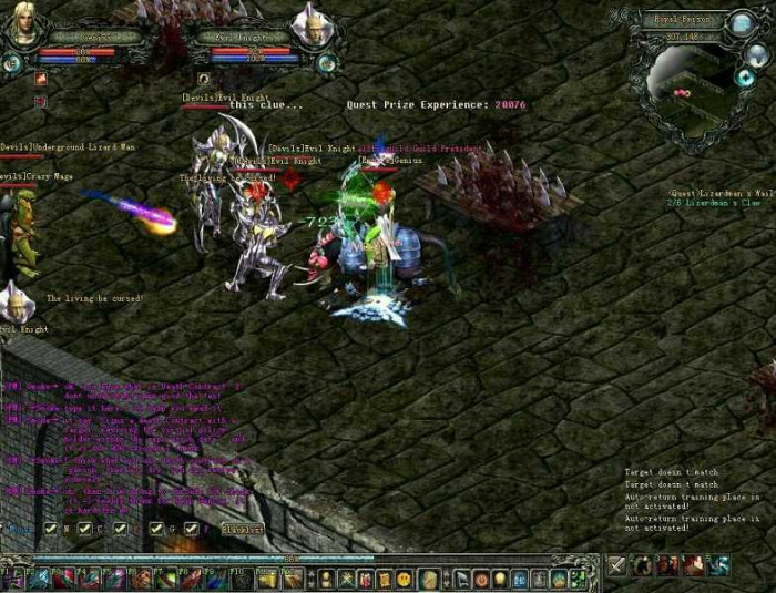 Скриншот из игры Magic World Online