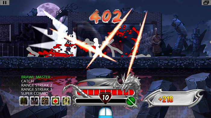 Скриншот из игры One Finger Death Punch