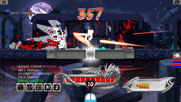 Скриншот из игры One Finger Death Punch