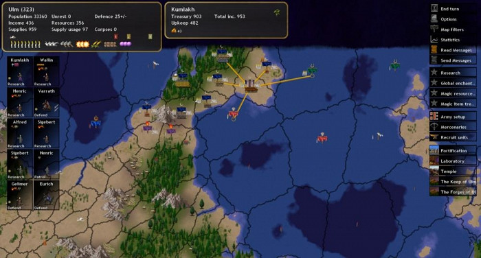 Скриншот из игры Dominions 4: Thrones of Ascension