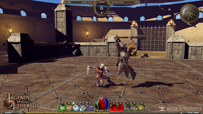 Скриншот из игры Legends of Aethereus