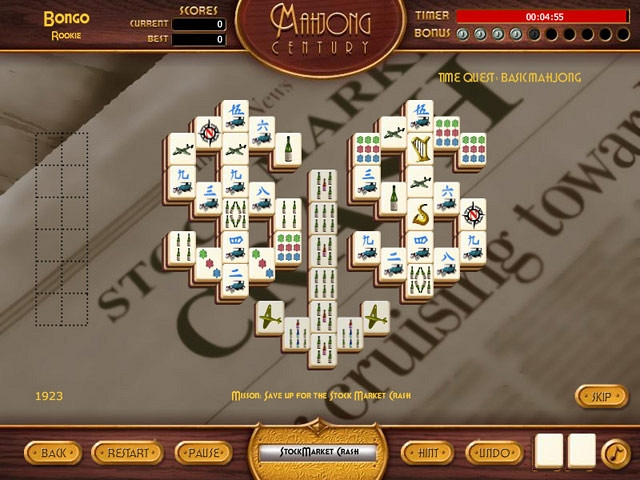 Скриншот из игры Mahjong Century
