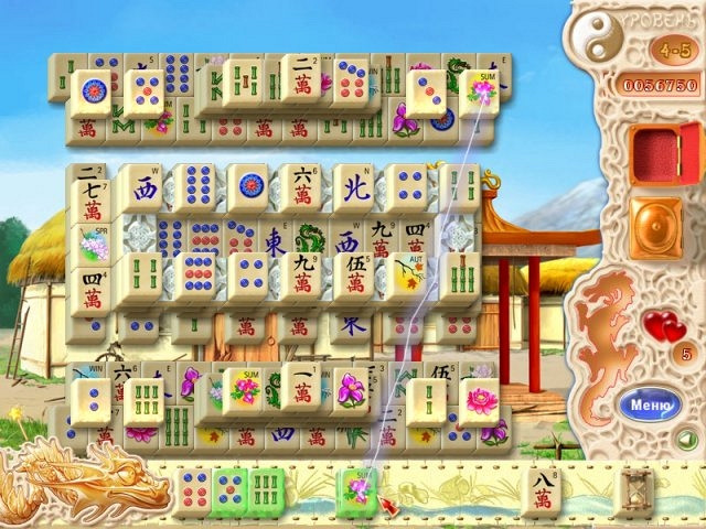 Скриншот из игры Mahjong Match