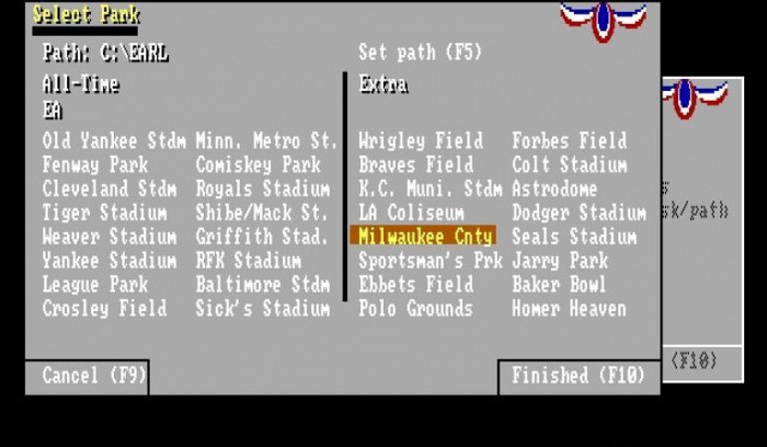 Скриншот из игры Earl Weaver Baseball