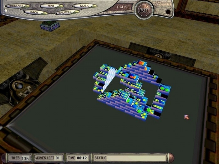 Скриншот из игры Mahjongg 3D