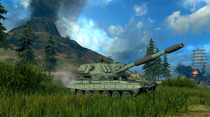 Скриншот из игры Tank Domination
