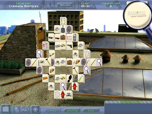 Скриншот из игры Mahjongg Investigations: Under Suspicion
