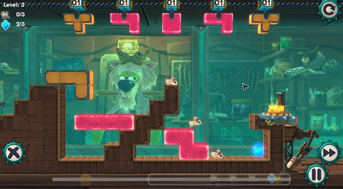 Скриншот из игры MouseCraft