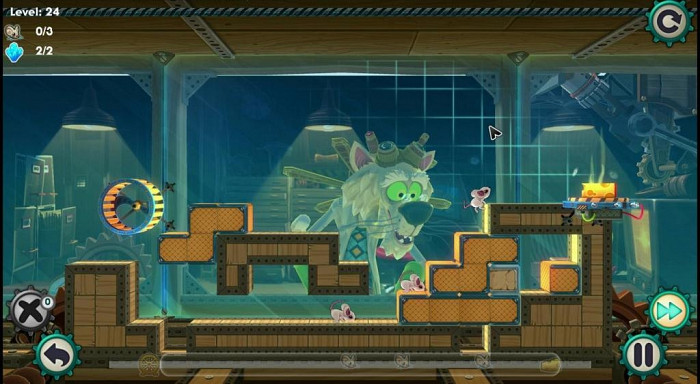 Скриншот из игры MouseCraft
