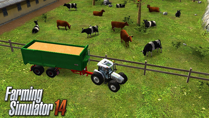 Скриншот из игры Farming Simulator 14