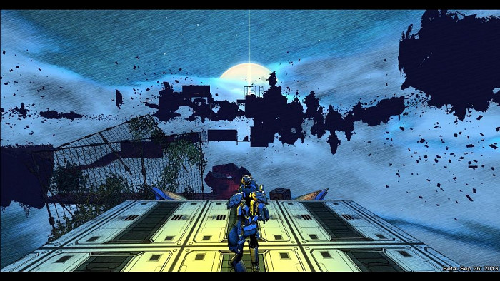 Скриншот из игры CloudBuilt