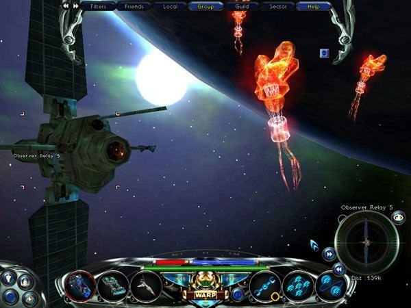 Скриншот из игры Earth & Beyond