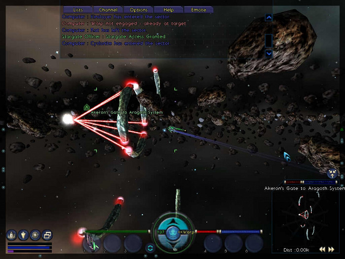 Скриншот из игры Earth & Beyond