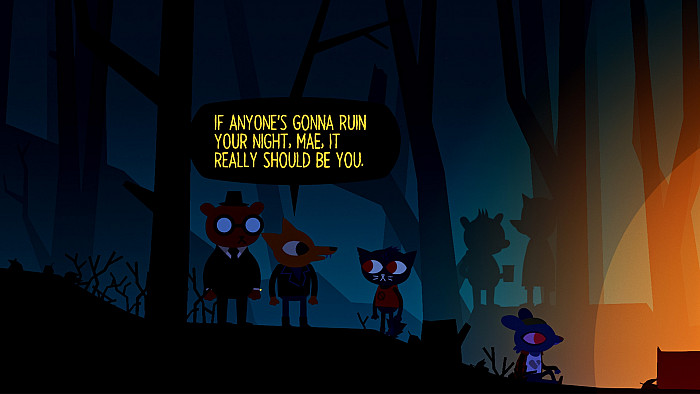 Скриншот из игры Night in the Woods