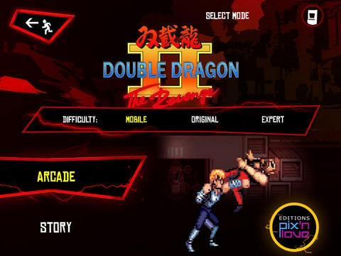 Скриншот из игры Double Dragon Trilogy