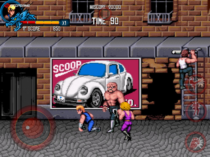 Скриншот из игры Double Dragon Trilogy