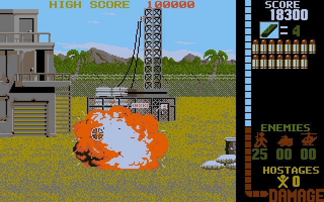 Скриншот из игры Operation Wolf