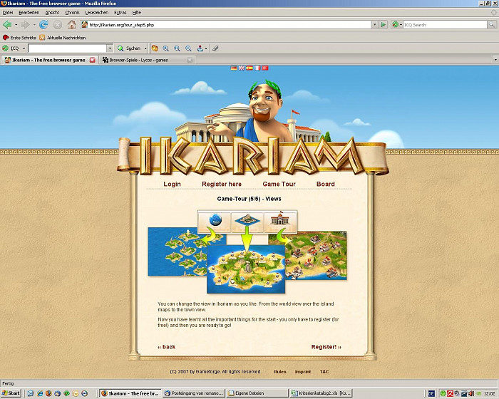 Скриншот из игры Ikariam