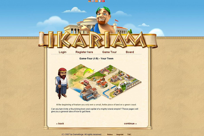 Скриншот из игры Ikariam