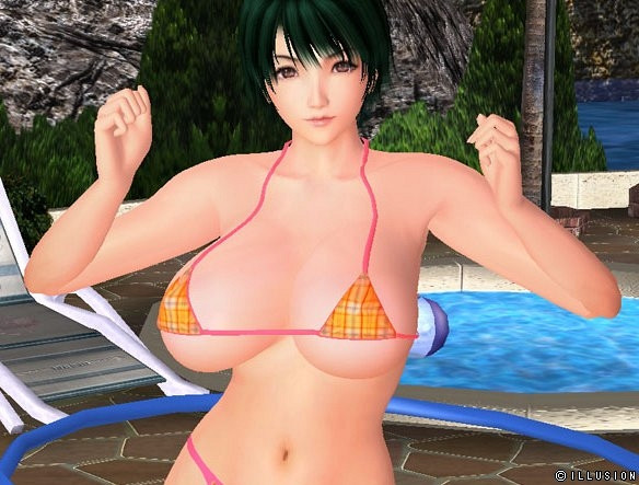 Скриншот из игры Oppai (Breast Slider)