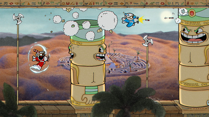 Скриншот из игры Cuphead