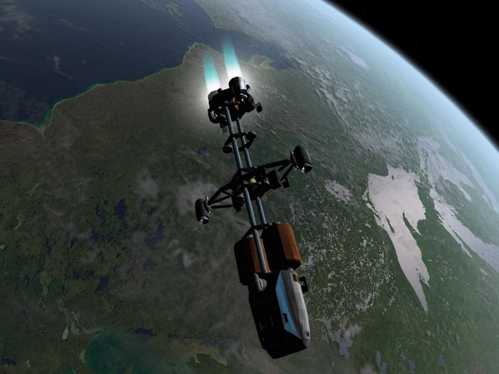 Скриншот из игры Orbiter