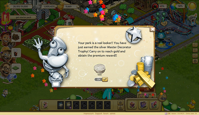 Скриншот из игры Coasterado