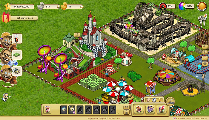 Скриншот из игры Coasterado