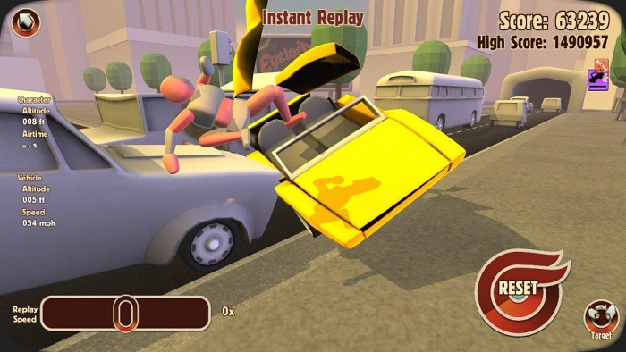 Скриншот из игры Turbo Dismount