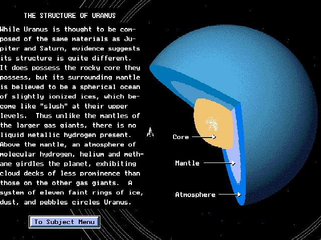Скриншот из игры Orbits: Voyage Through the Solar System