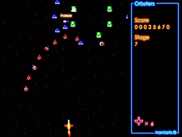 Скриншот из игры Orbsters