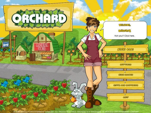 Скриншот из игры Orchard