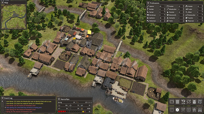 Скриншот из игры Banished