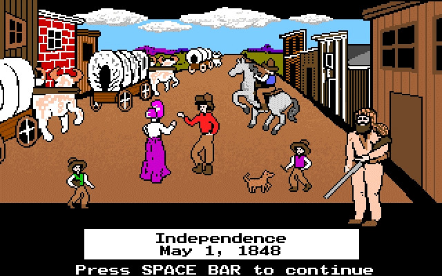 Скриншот из игры Oregon Trail, The
