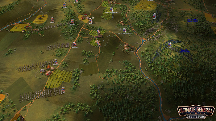 Скриншот из игры Ultimate General: Gettysburg